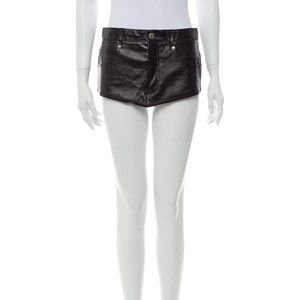 Helmut Lang Lambskin Mini Skirt